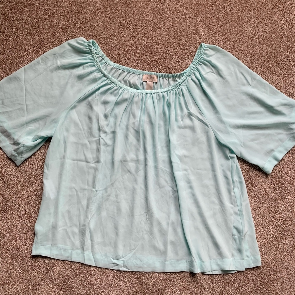 LOFT Off-Shoulder Short Sleeve Top